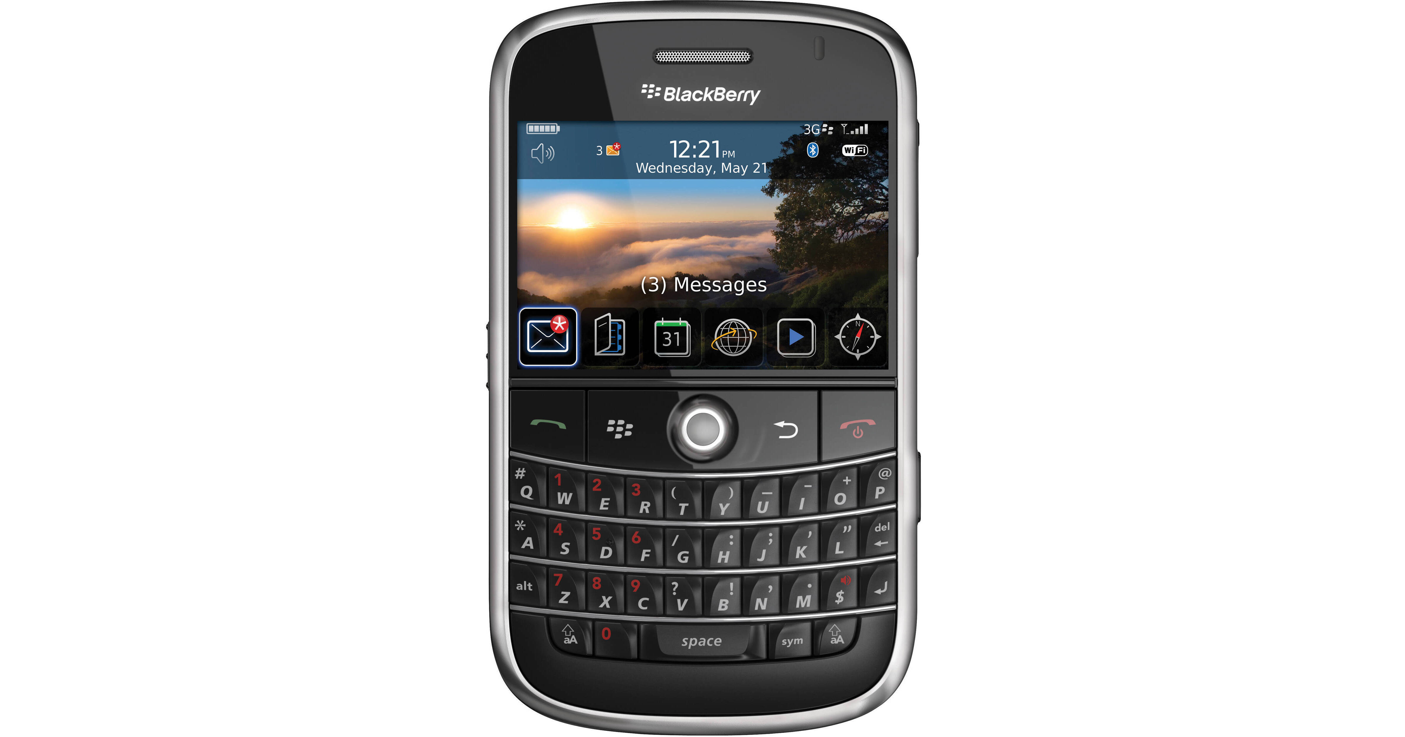 Blackberry 9000 не включается от блока питания