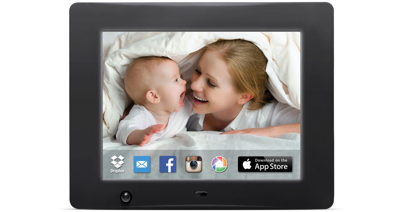 Nixplay Pro Cloud Wifi Digital Picture Frame W08b B H