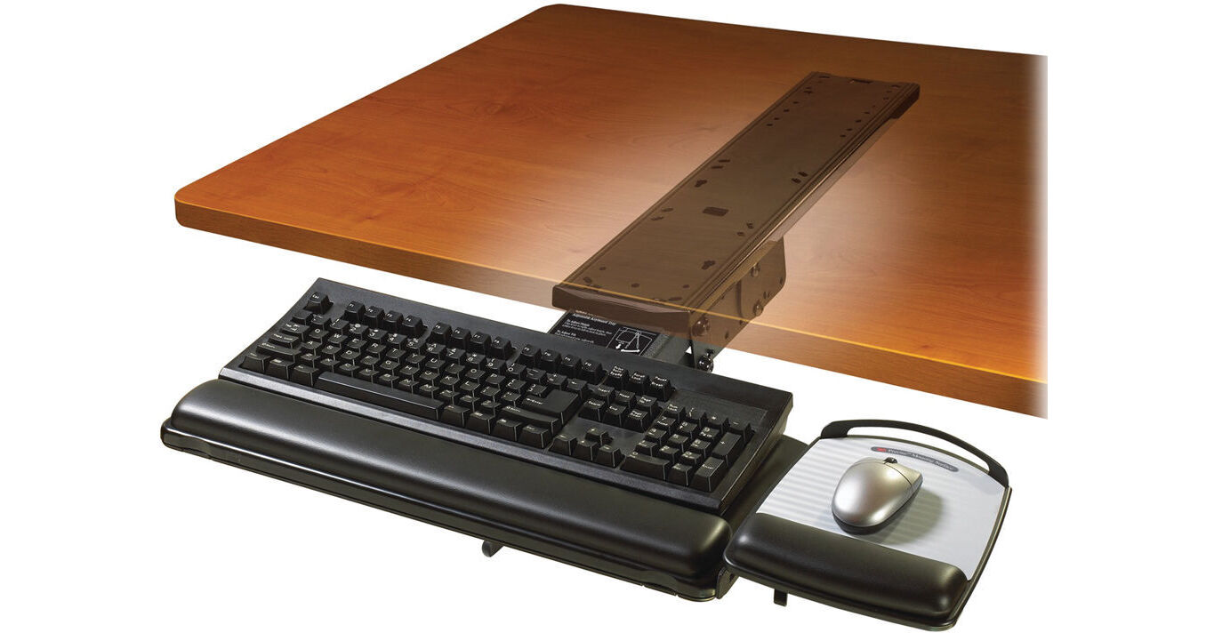 3M AKT100LE Adjustable Keyboard Tray with LeverAdjust AKT100LE