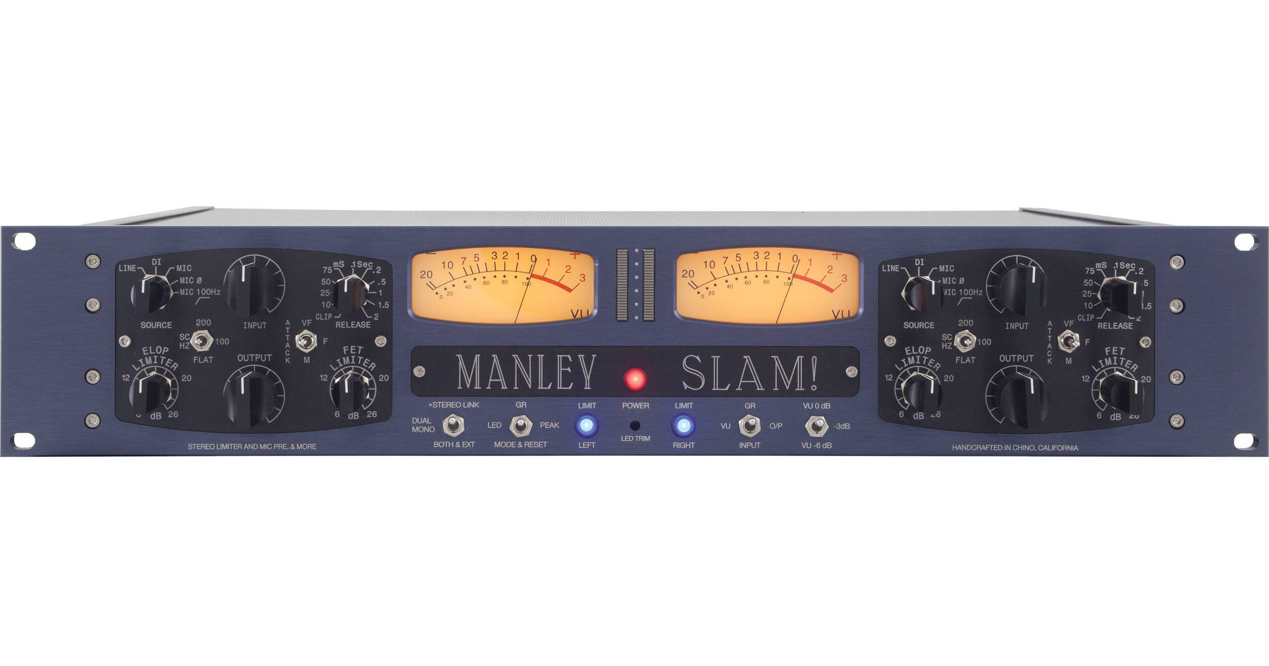 Manley Labs Slam! Tube Stereo Limiter and Mic Preamp