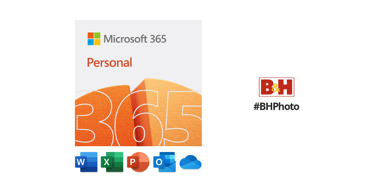 Microsoft 365 Personal (1-User License / 12-Month Subscription / Download)