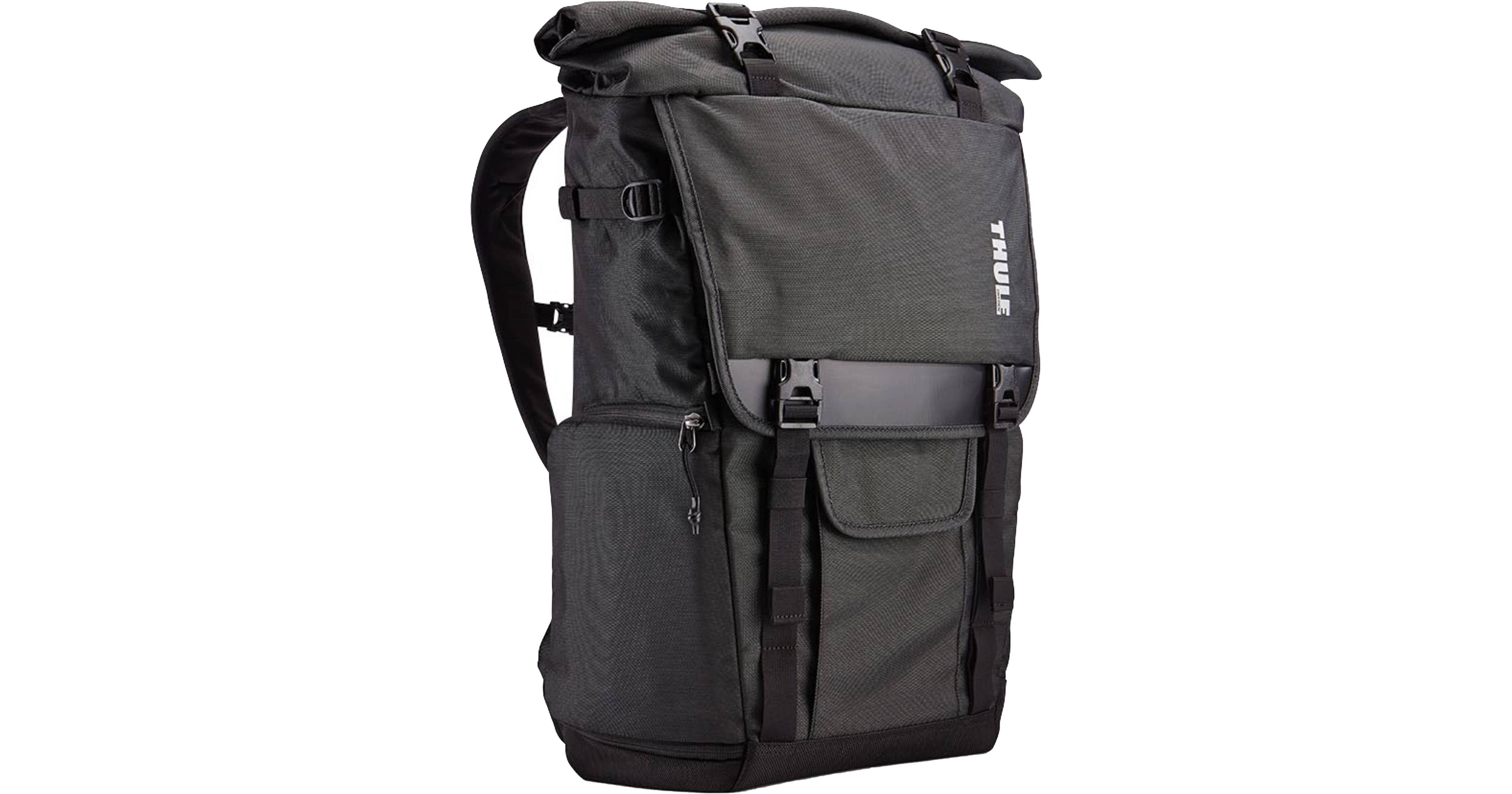 Thule Covert DSLR Rolltop Backpack (Dark Shadow) 3201963 B&H