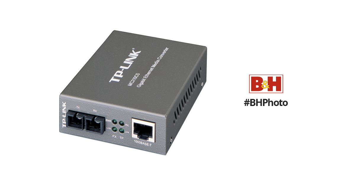 Mode Fiber TP-Link Fast Ethernet Media Converter grau Single 