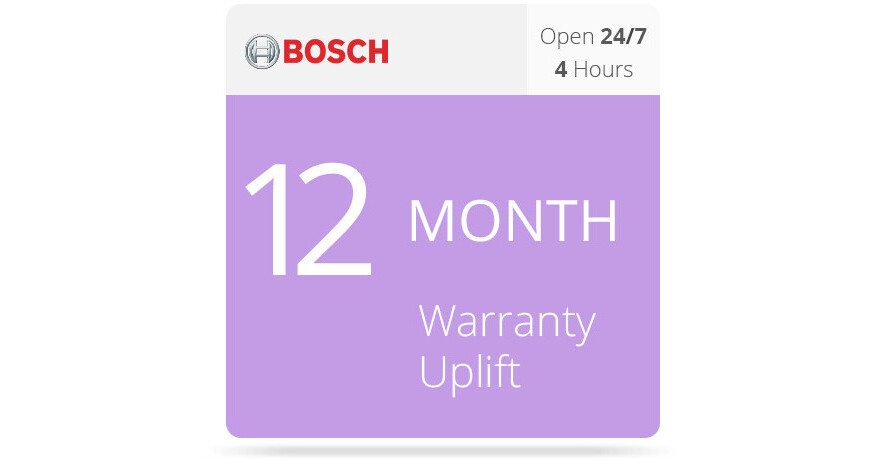 Bosch 12Month Warranty Upgrade 4Hour Delivery of