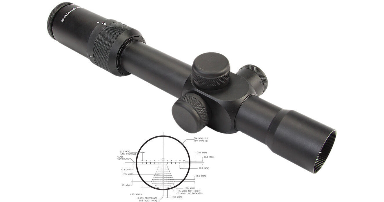 US OPTICS 18x27 SR8C Riflescope SR8CH50 B&H Photo Video