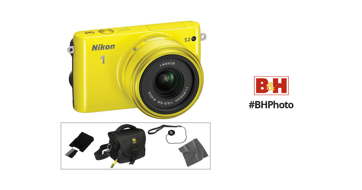 Nikon 1 S2 Mirrorless Digital Camera Basic Kit with 11-27.5mm