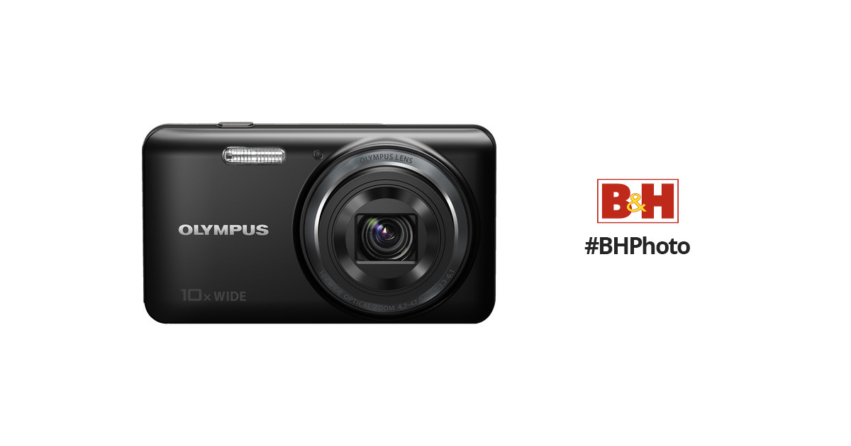 Olympus VH-520 iHS Digital Camera (Black) V108060BU000 B&H Photo