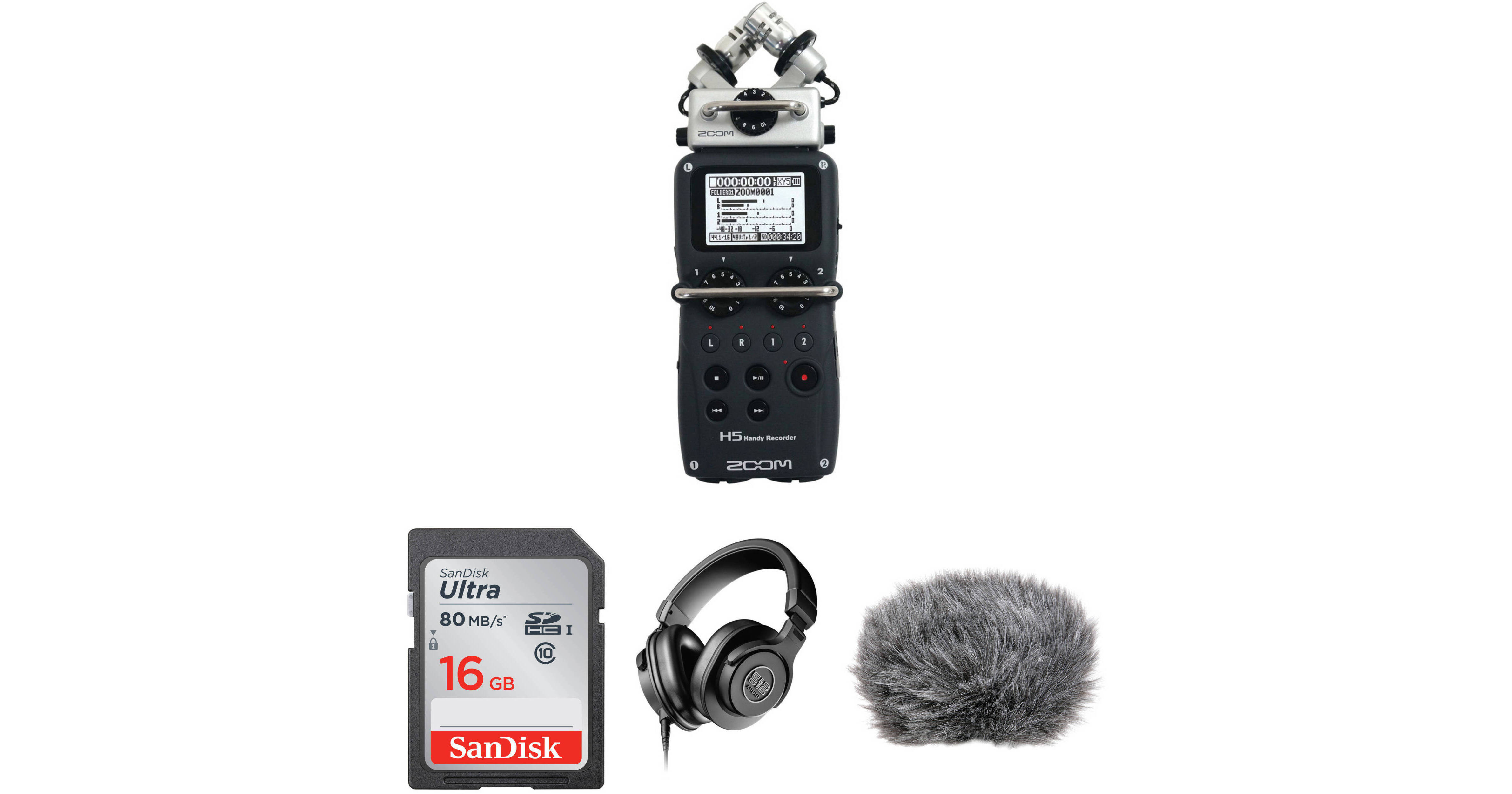 Zoom H5 APH-5 Bundle Digital Recorder