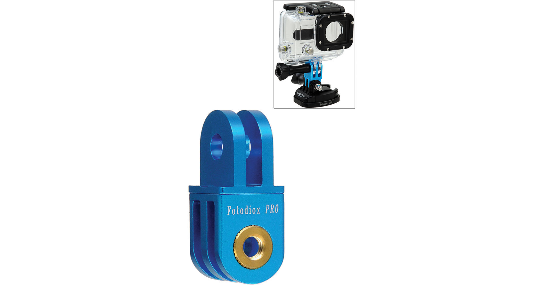 Fotodiox Pro GoTough Extender 90 - Aluminium Extension Arm Für GoPro Kameras 90° Kurve