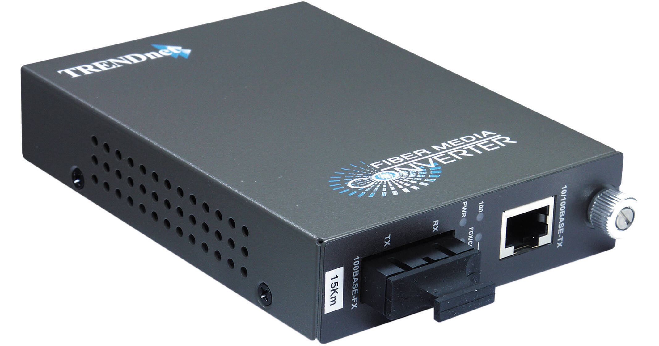 TRENDnet 100Base-TX to 100Base-FX Single Mode SC Fiber Converter (15KM)