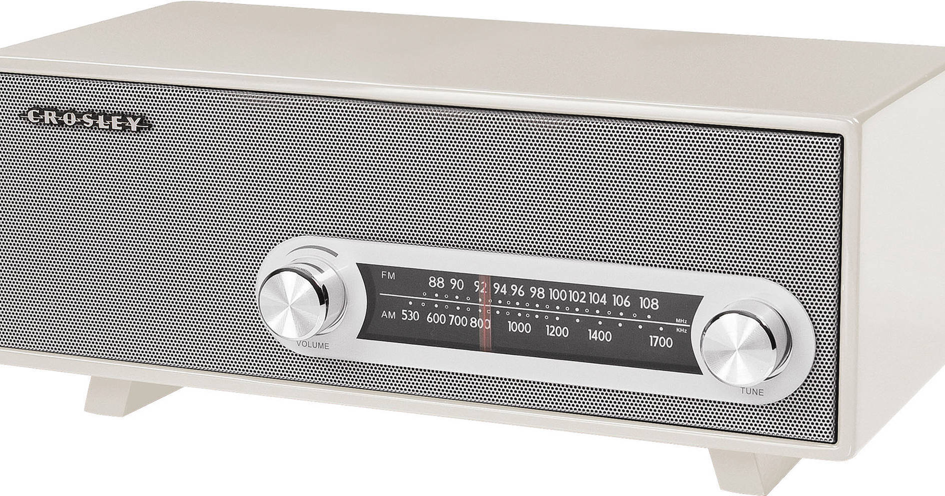 Crosley Radio CR3022A-WH Ranchero Tabletop Radio CR3022A-WH B&H