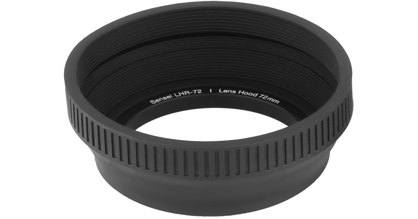 Sensei 72mm Collapsible Rubber Lens Hood LHR-72 B&H Photo Video