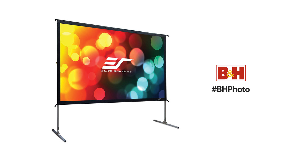 Elite Screens Yard Master 2 Front Projection Screen OMS100H2 B&H