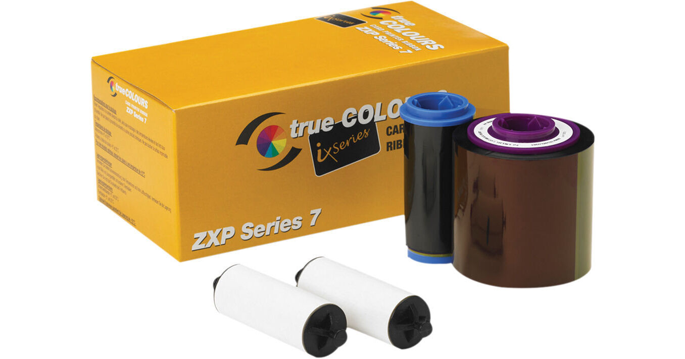 Zebra True Colours ix Series YMCKO Ribbon for ZXP Series 7 Card Printers  (250 Prints)