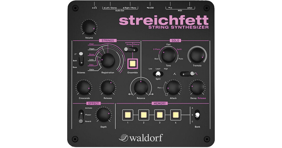 Streichfett on sale string synthesizer