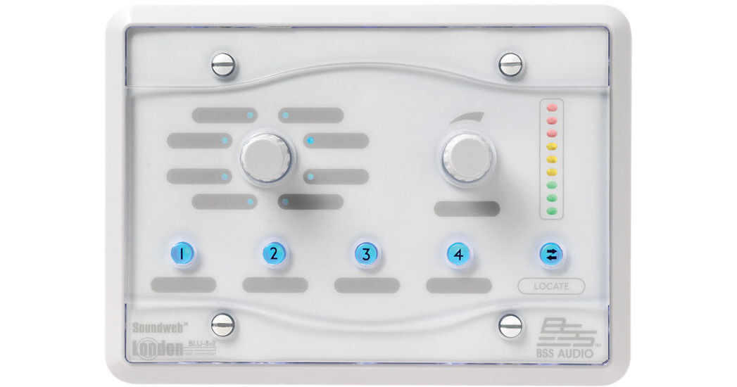 BSS Audio PROGRAMMABLE ZONE CONTROLLER WHITE BLU8V2WHT B&H