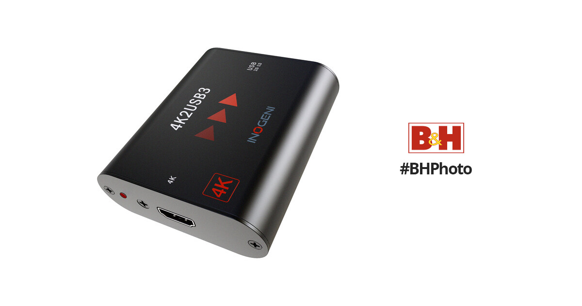 INOGENI 4K HDMI to USB 3.0 Video Capture Card
