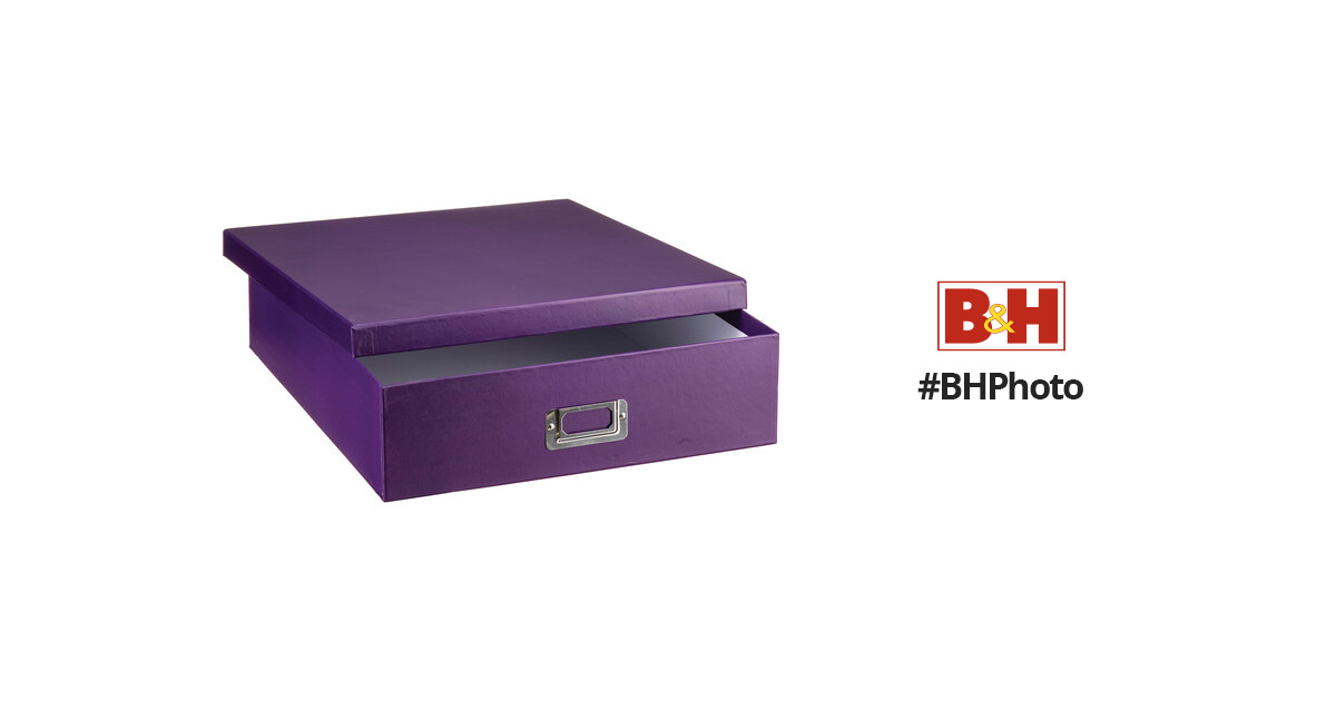 Pioneer Photo Albums Scrapbooking Storage Box (Bright Purple)