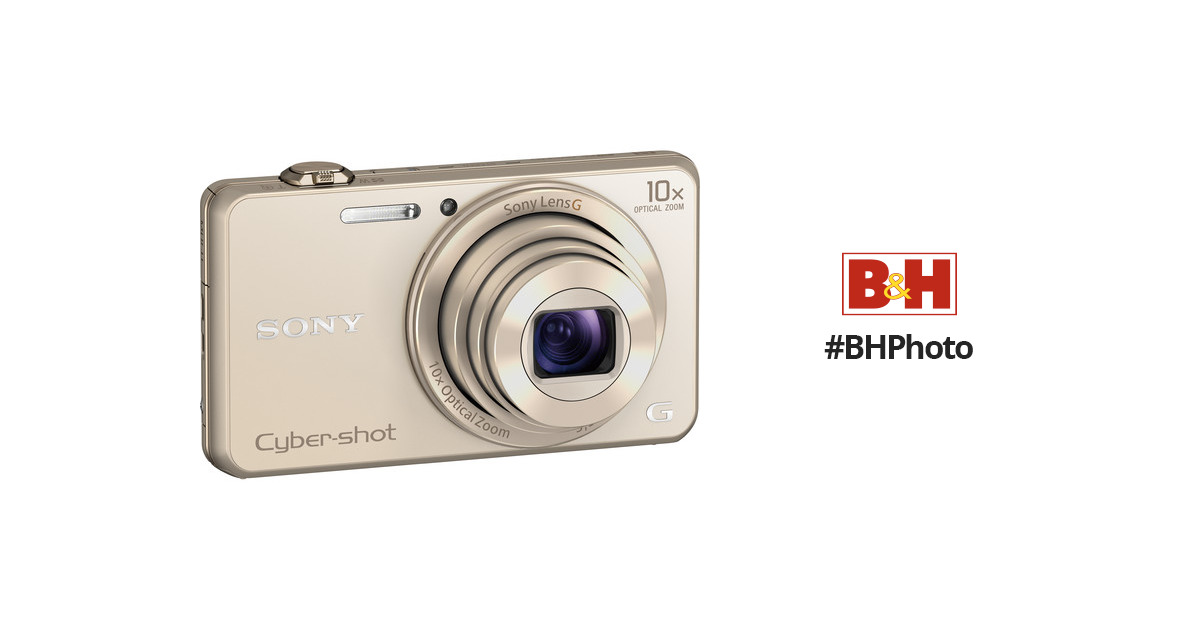 Sony Cyber-shot DSC-WX220 Digital Camera (Gold) DSCWX220/N B&H