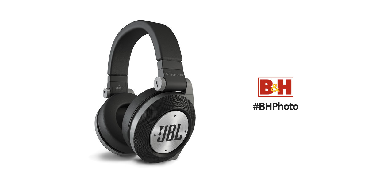 bekræft venligst Overstige torsdag JBL Synchros E50BT Bluetooth On-Ear Headphones (Black) E50BTBLK