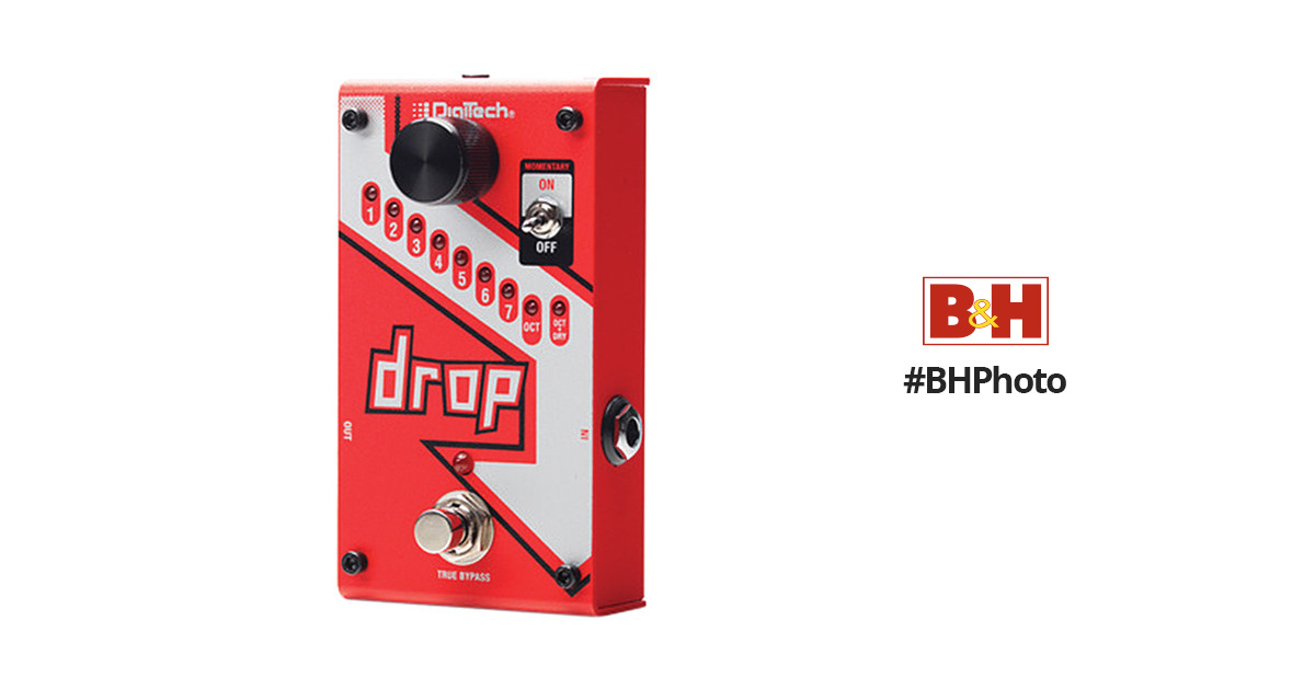 DigiTech Drop Polyphonic Drop Tune Pedal DROP B&H Photo Video