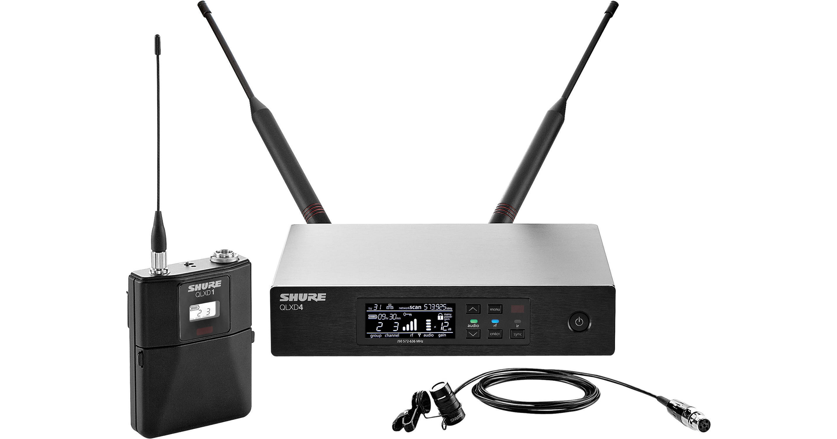 Shure QLXD14/85 Digital Wireless Cardioid Lavalier QLXD14/85-G50