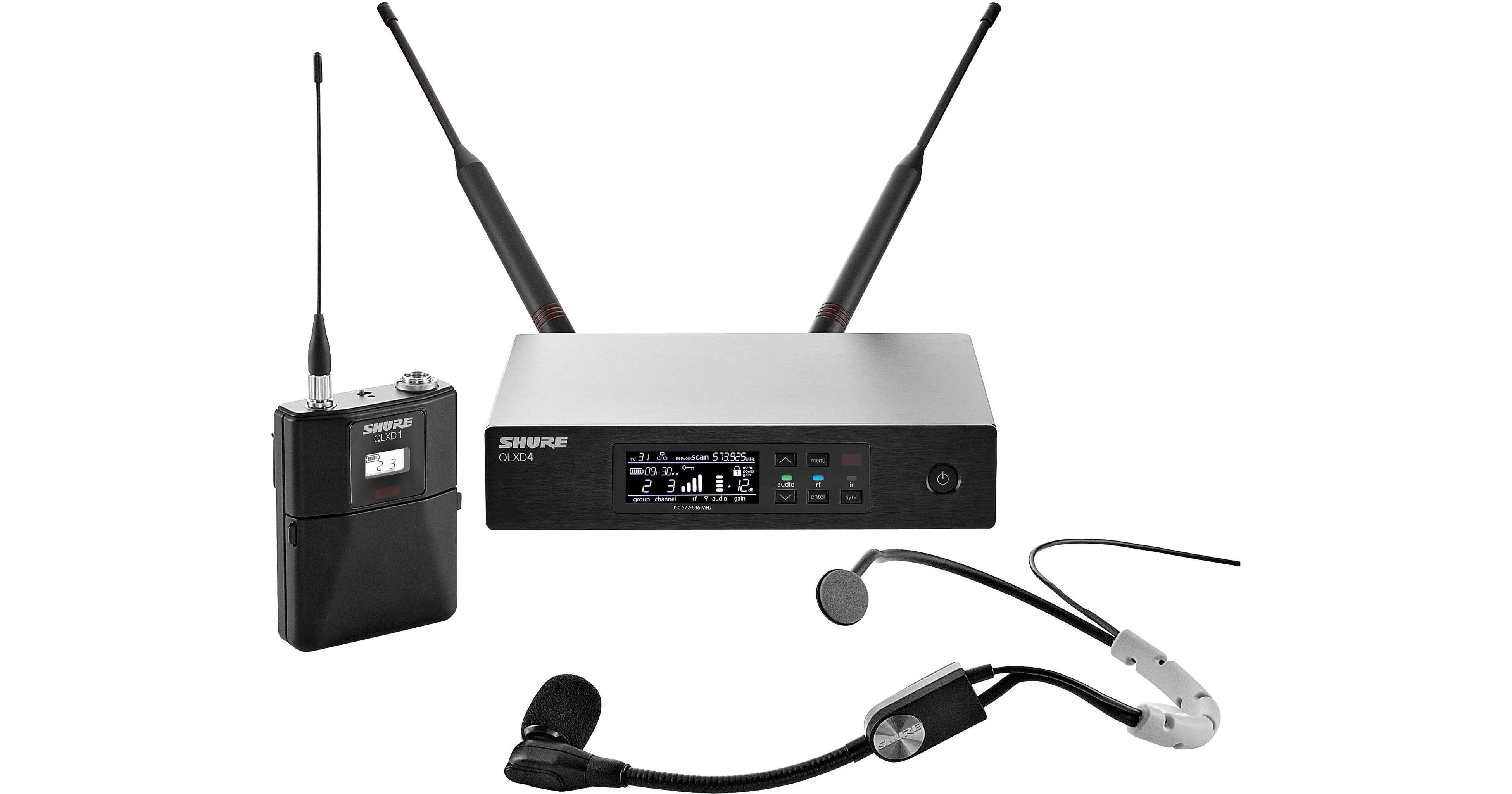 Wireless Microphone Headsets | Shure Wireless Headset Mics