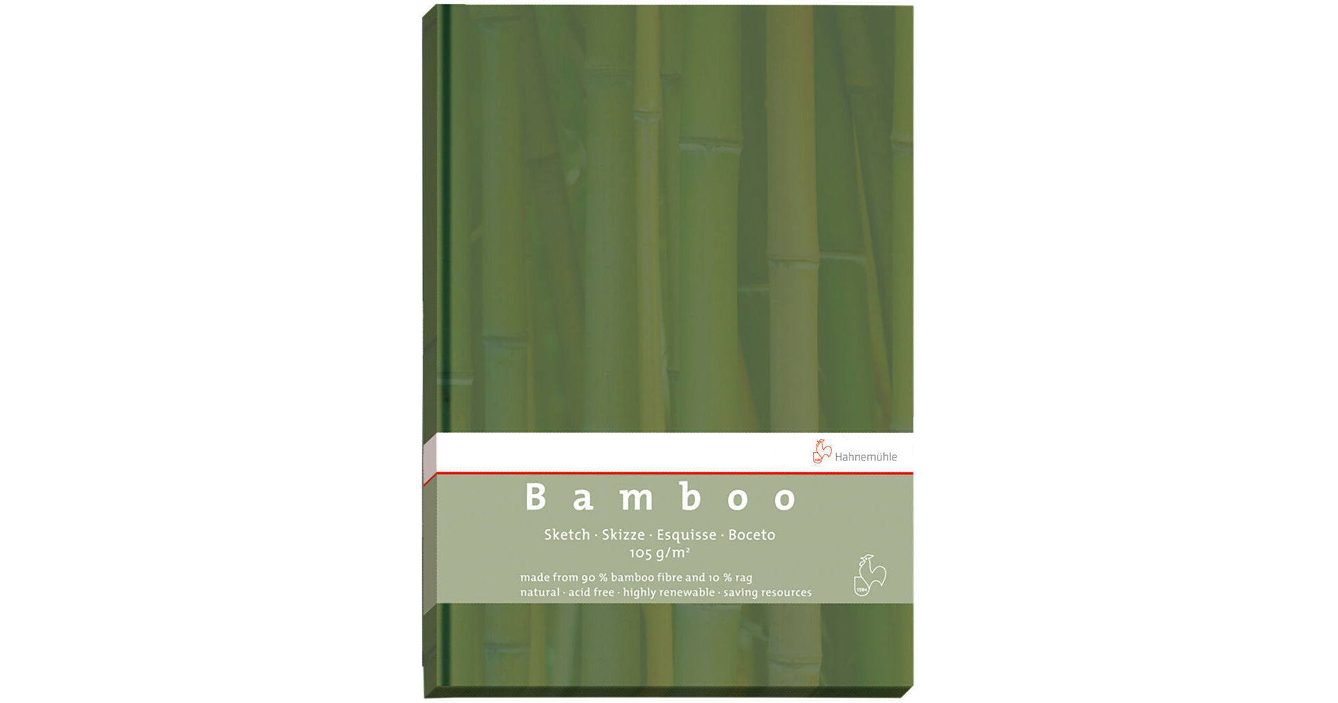 Hahnemühle Bamboo Sketchbook 105gsm 8.3x5.8 A5 64 Sheets / 128 Pages