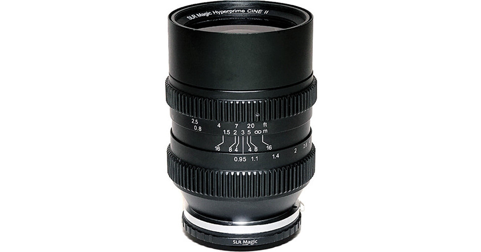 SLR Magic Cine 35mm T0.95 Mark II Lens with MFT Mount