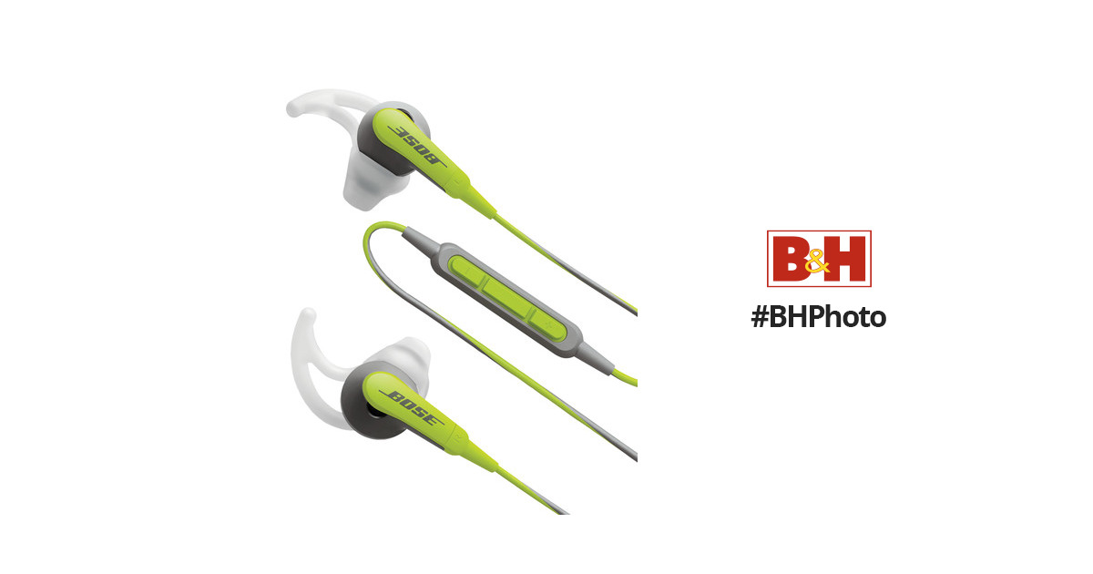 Bose SoundSport In-Ear Headphones (Apple, Green)