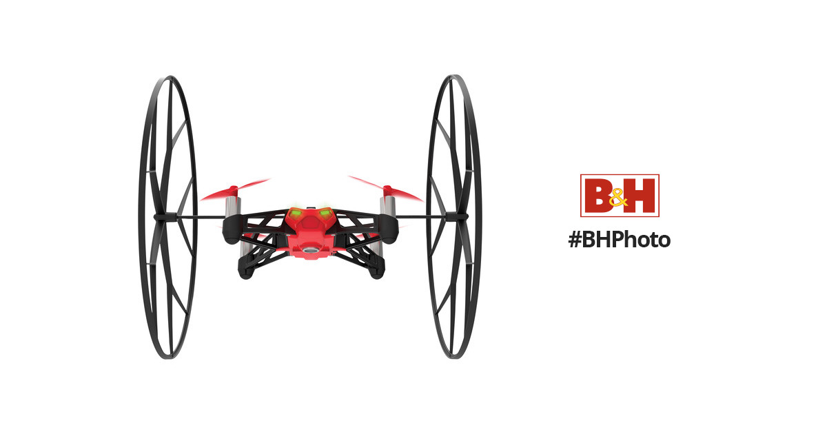 Parrot Rolling Spider MiniDrone (Red) PF723002 B&H Photo Video