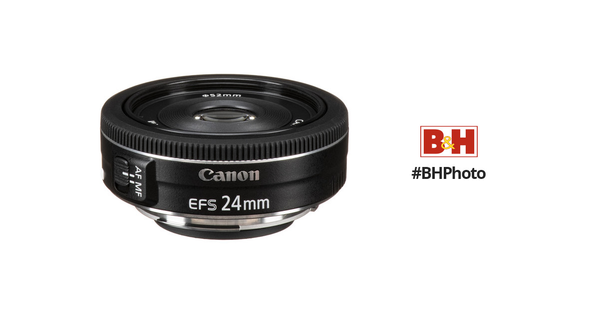 Canon EF-S 24mm f/2.8 STM Lens 9522B002 B&H Photo Video