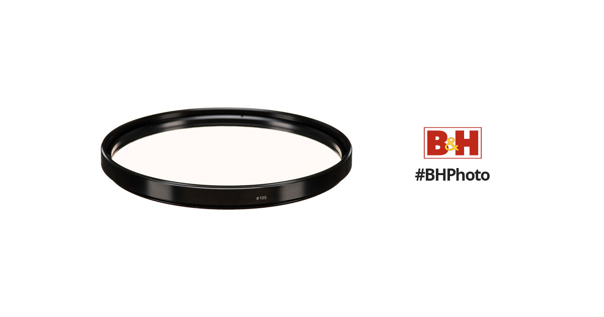 Sigma 105mm Protector Filter AFK9A0 Bu0026H Photo Video