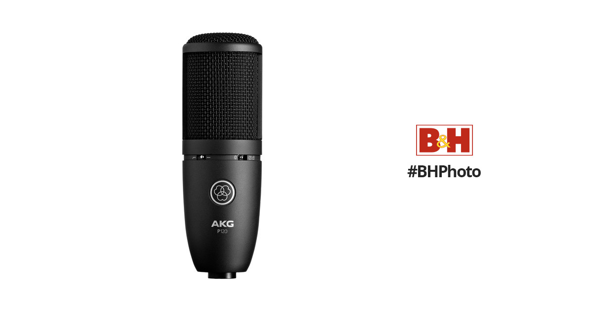 Akg P1 Cardioid Condenser Microphone Black 3101h B H