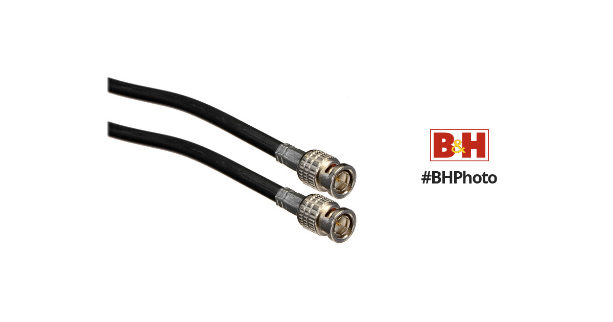 Belden 1694A Digital Video BNC Cable (100 ft, Black) 1694-100B