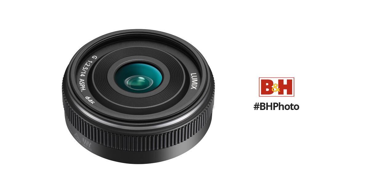 Panasonic LUMIX G 14mm f/2.5 ASPH II Lens H-H014AK B&H Photo