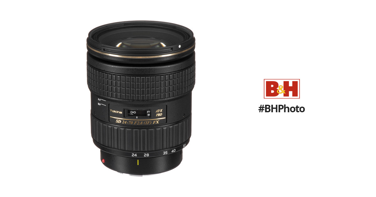 Tokina AT-X 24-70mm f/2.8 PRO FX Lens for Canon EF ATXAF247FXC