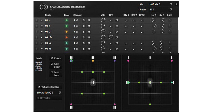 New Audio Technology Spatial Audio Designer SAD 3001 00127 000