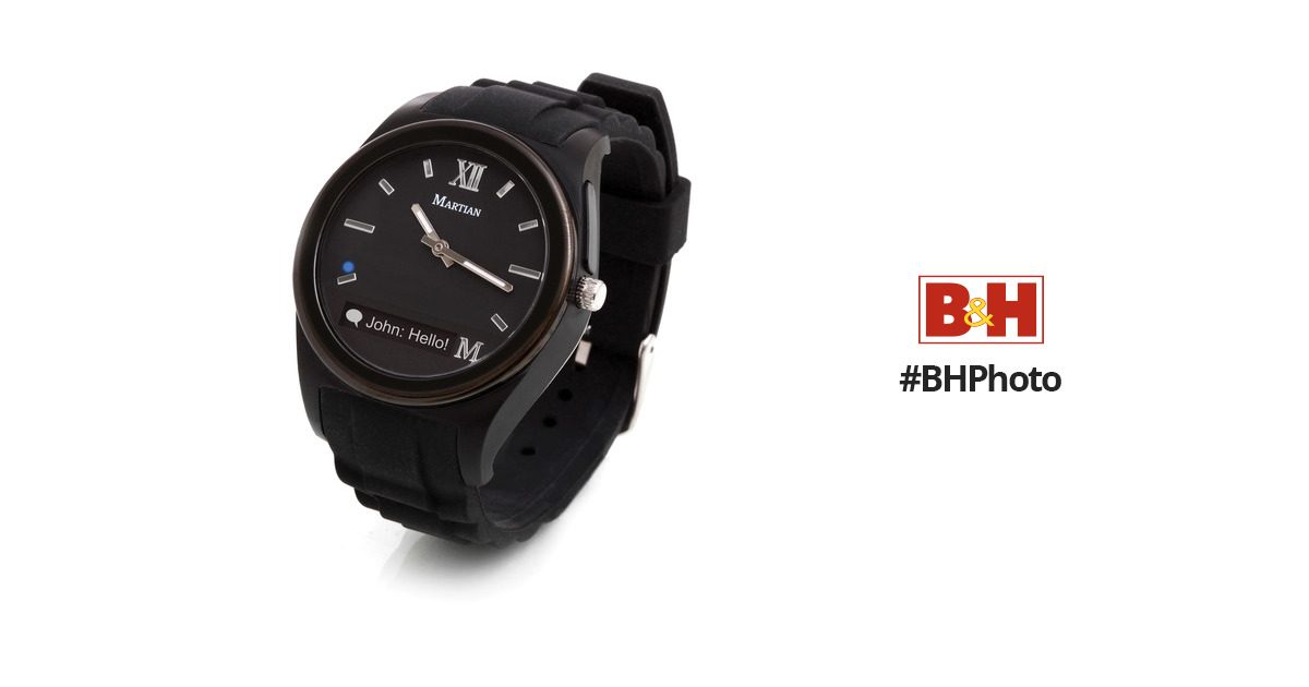 Amazon.com: Martian Watches Notifier Smartwatch - Black : Electronics