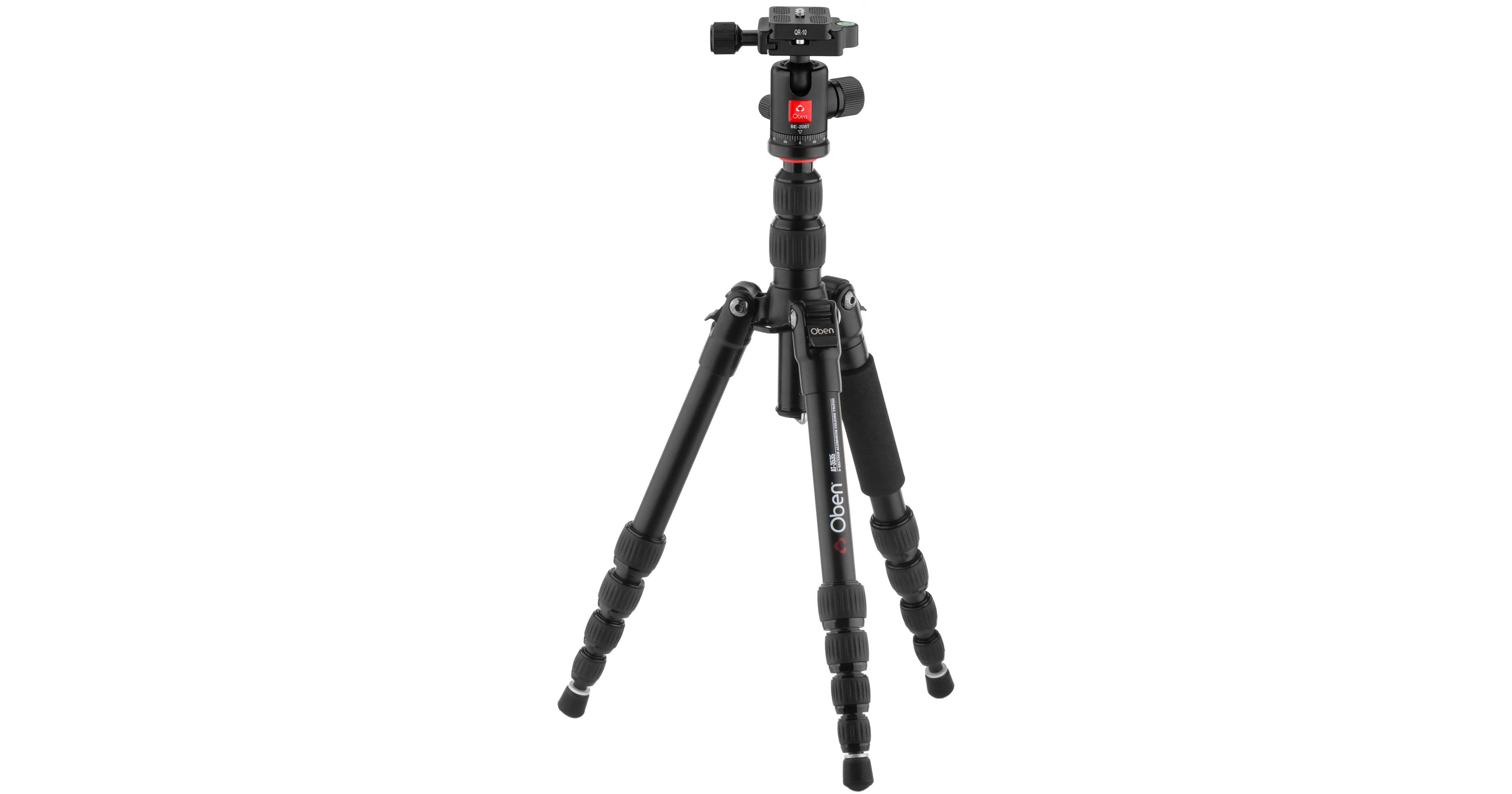 Oben AT-3535 Folding Aluminum Travel Tripod with BE-208T Ball Head