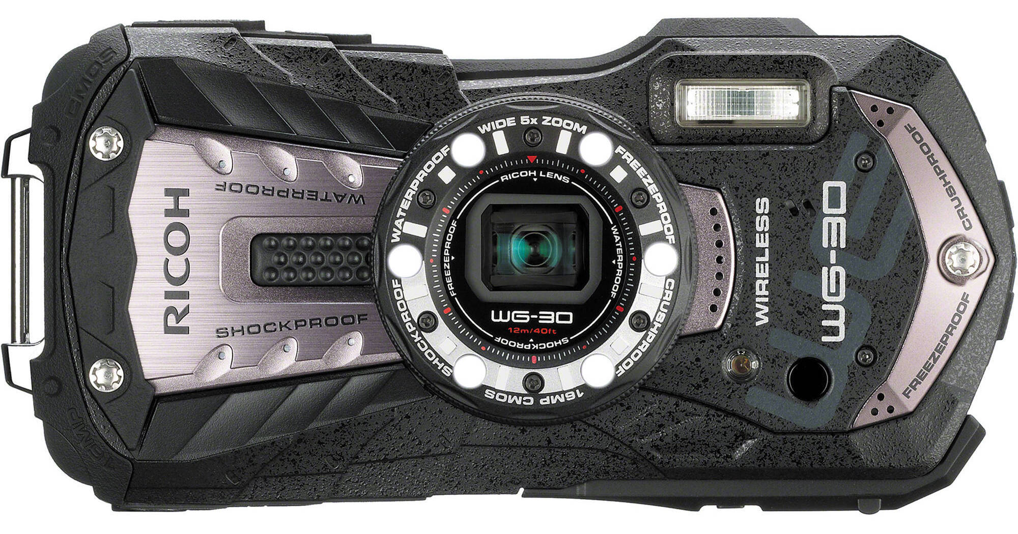 Ricoh Wg 30w Digital Carbon Gray 04623 B H Photo ricoh wg 30w digital carbon gray 04623 b h photo