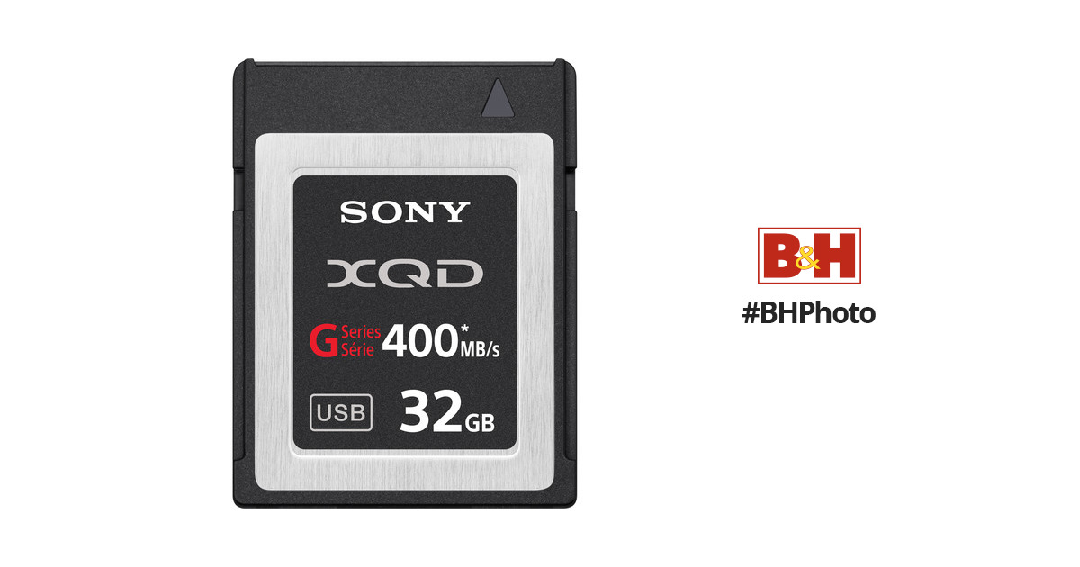Sony 32GB G Series XQD Format Version 2 Memory Card QDG32A/J B&H