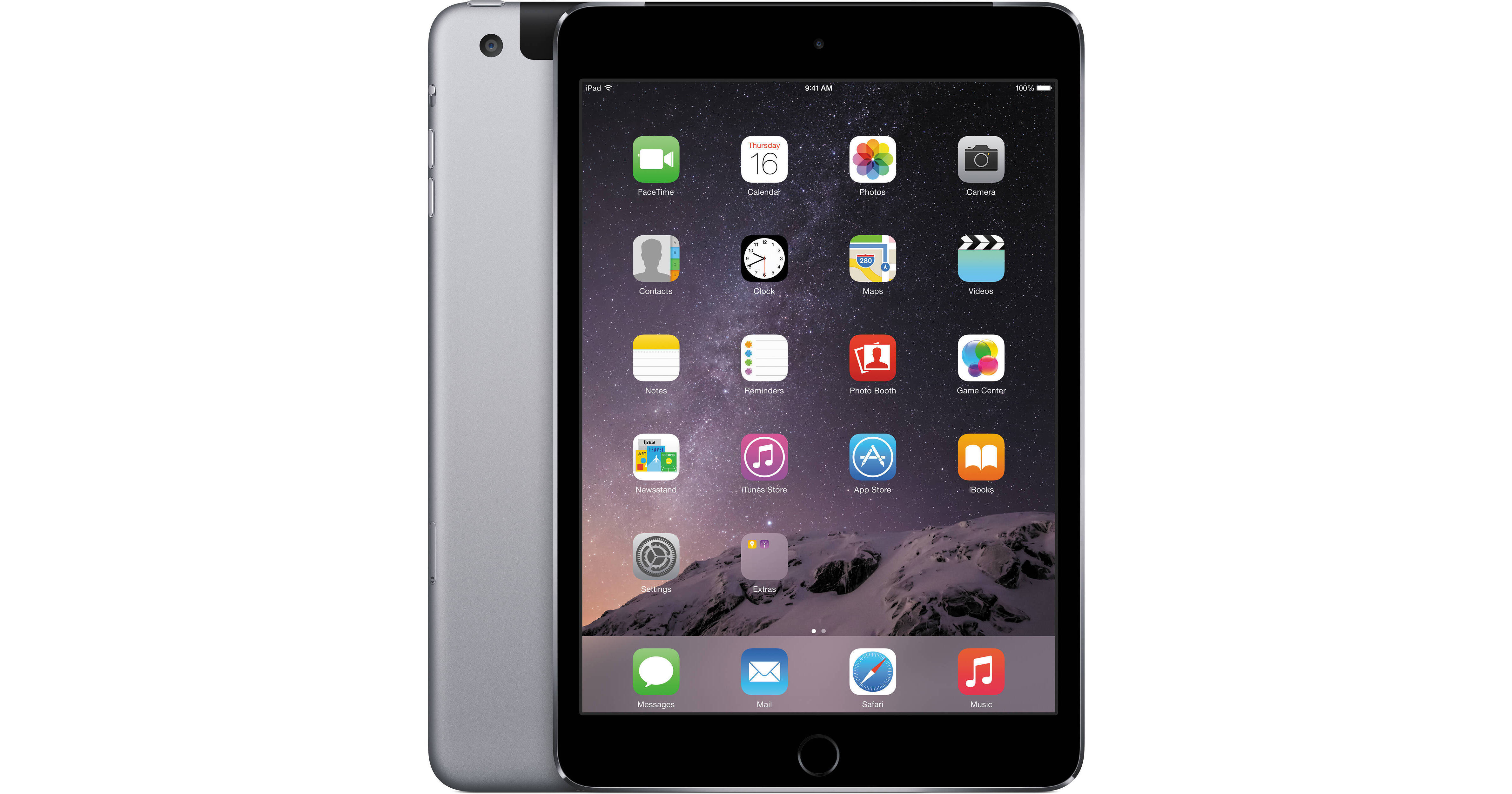 Apple 128GB iPad mini 3 (Wi-Fi + 4G LTE, Space Gray) MH3L2LL/A