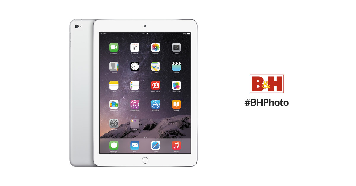 Apple 16GB iPad Air 2 (Wi-Fi Only, Silver) MGLW2LL/A B&H Photo