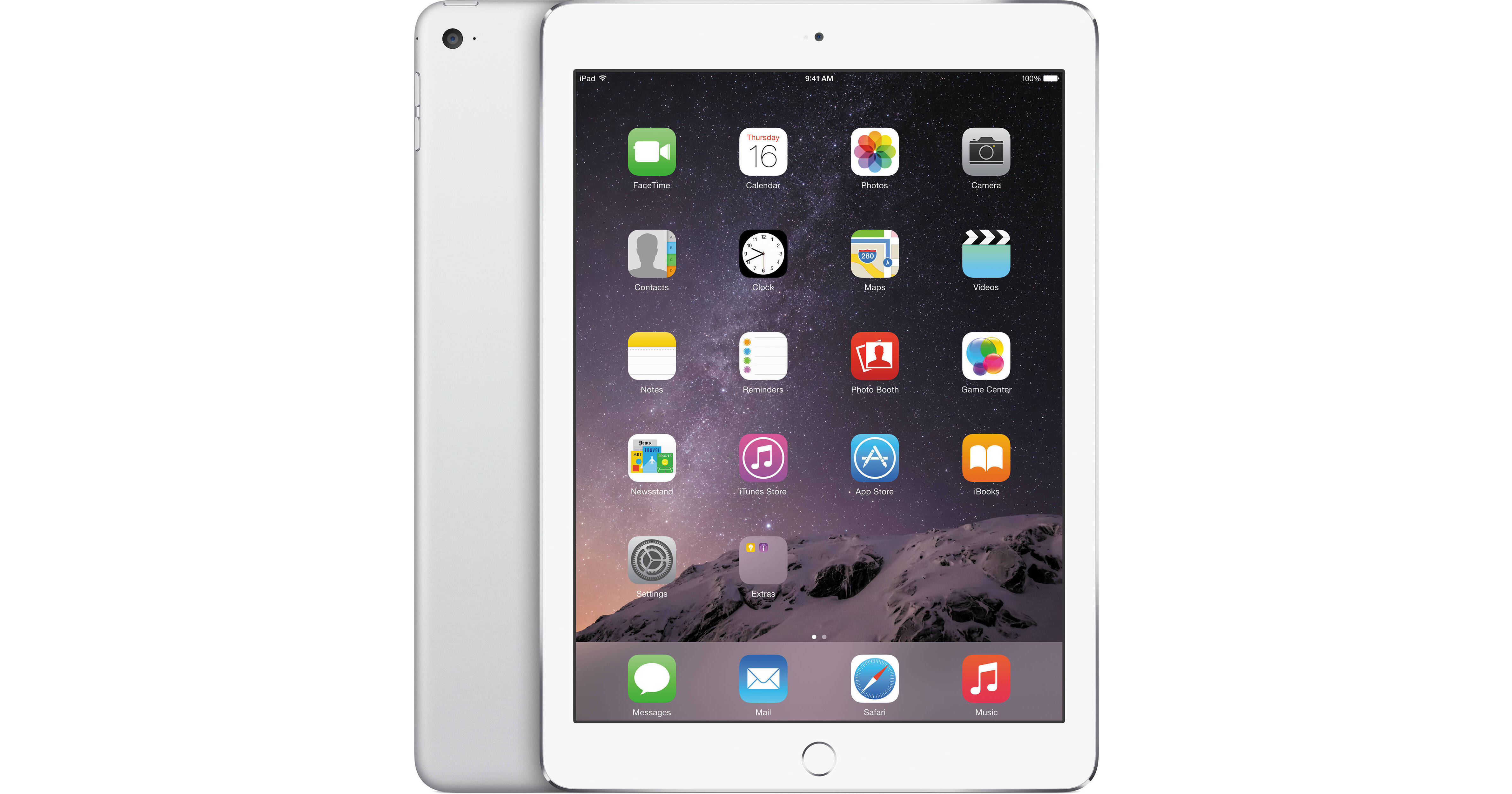 Apple 16GB iPad Air 2 (Wi-Fi Only, Silver) MGLW2LL/A B&H Photo