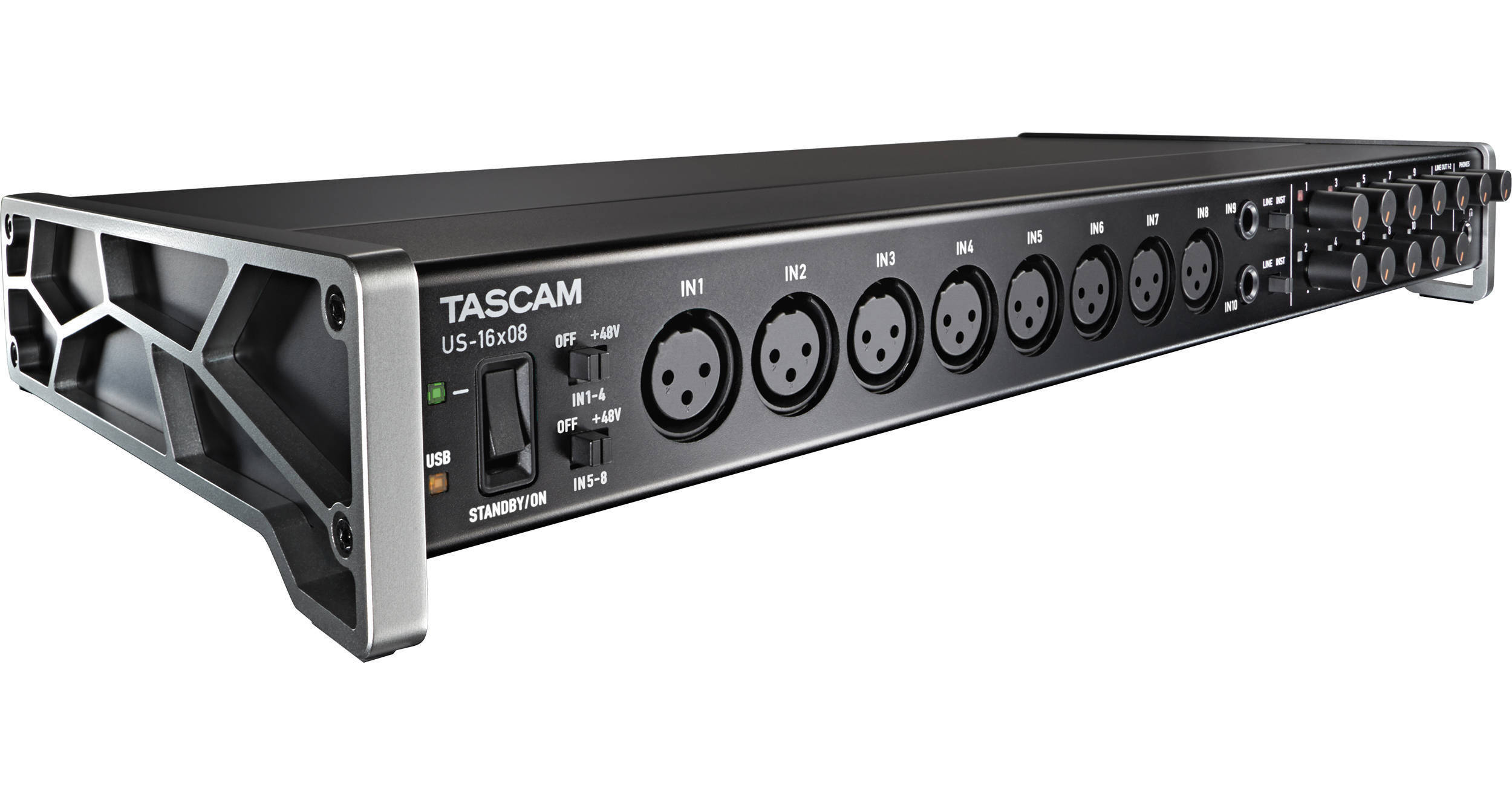 TASCAM US-16x08 USB Audio/MIDI Interface US-16X08 B&H Photo Video