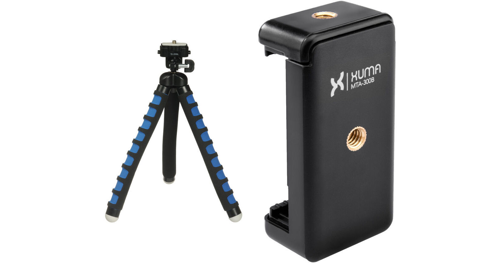 Magnus Bendable Tabletop Tripod with Smartphone Mount (Blue)