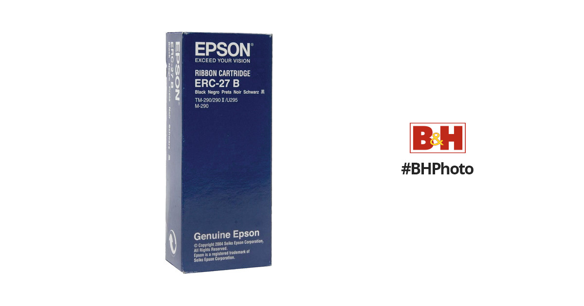 Epson ERC-27B Black Fabric Ribbon