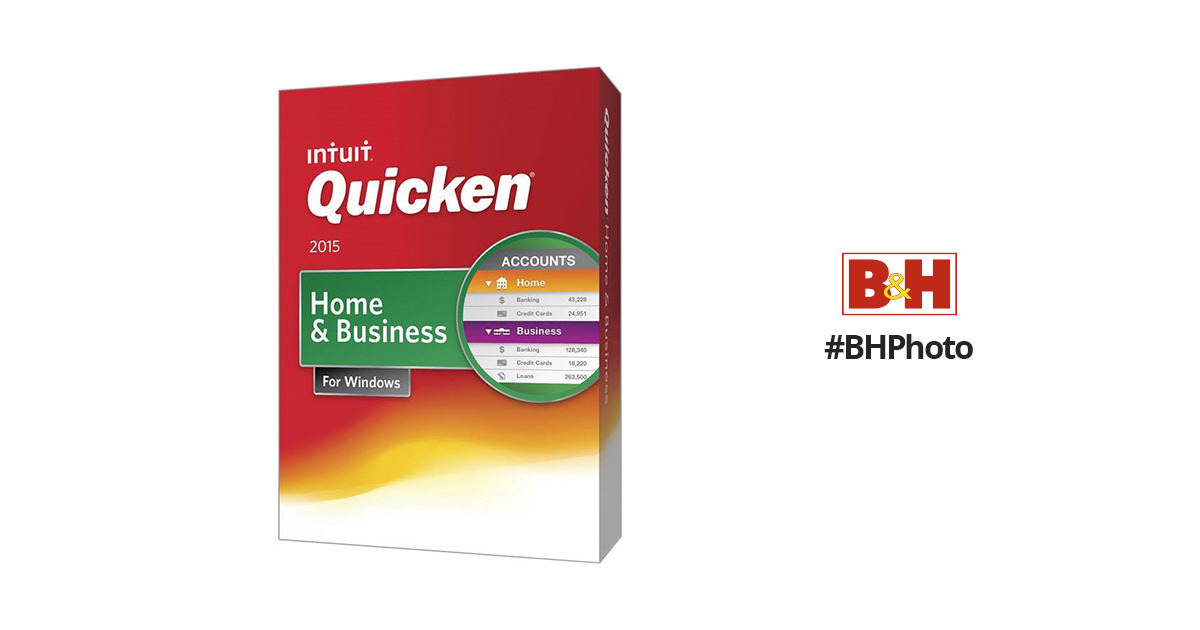 what does quicken 2015 home and business look like
