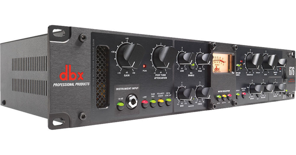 dbx 676 Tube Microphone Preamp Channel Strip DBX676 B&H Photo